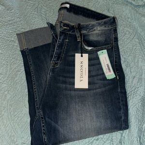 Vigoss Harold Wide Rolled Cuffed Capri